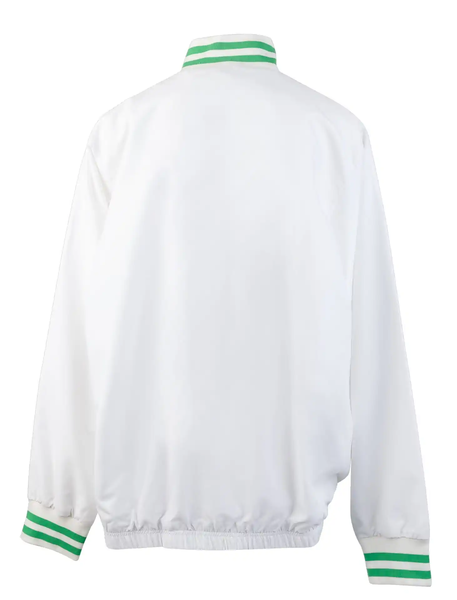 เสื้อแจ็คเก็ตสีขาวสะอาดตา สไตล์สปอร์ต